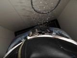 Nass in Jeans, Lederjacke und Reitstiefel